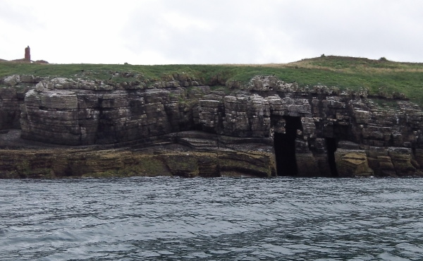 photograph of the rock formations 