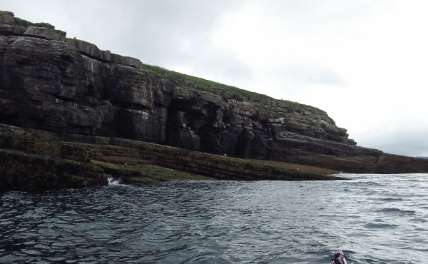 photograph of the rock formations 