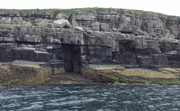 photograph of the rock formations 