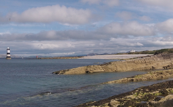 photograph looking southeast towards Penmon Point 