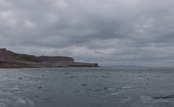 photograph looking west along the north coast of Anglesey 