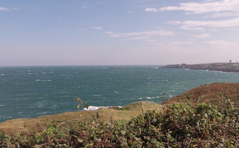 photograph of the sea at Bull bay 