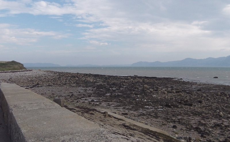 photograph of the sea at Trwyn y Penrhyn 