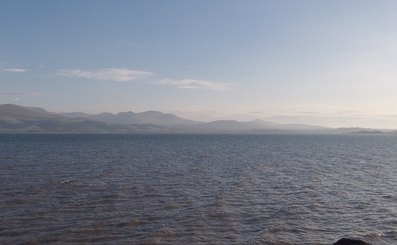 another photograph of the North Wales coastline 