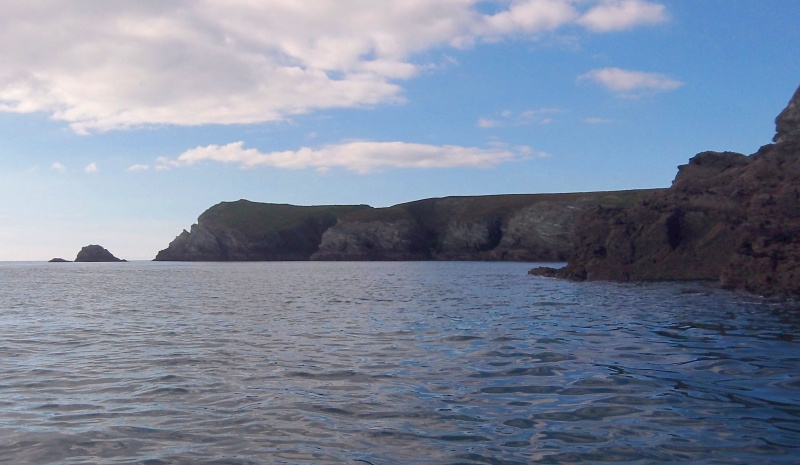 Dinas Stack and its outlying rocks  