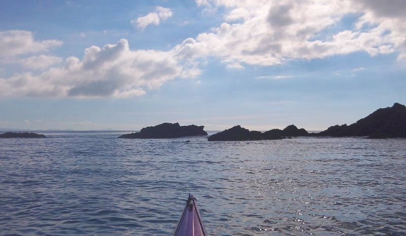 outlying rocks at Dinas Stack  