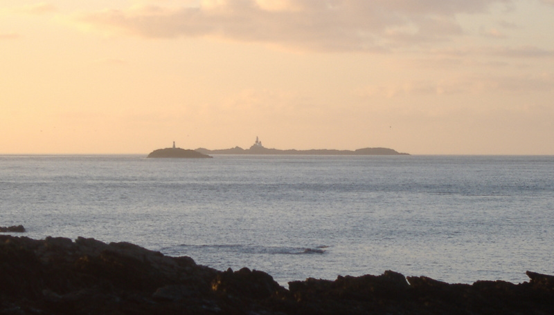 the Skerries and West Mouse from Cemlyn Point  