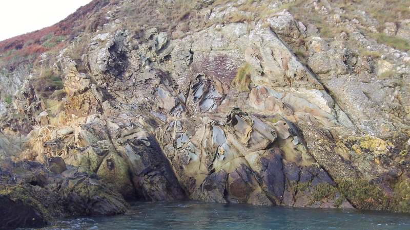 a rather strange looking bit of rock face 