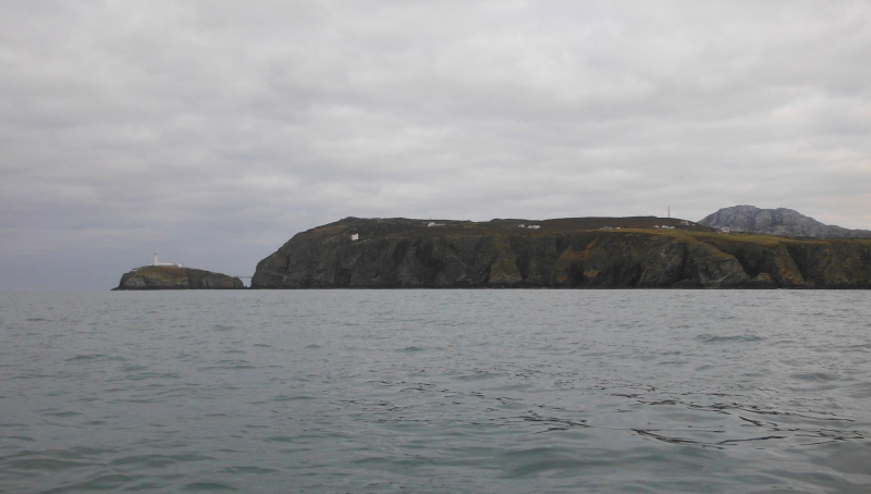 looking across Abraham`s bosom to South Stack  