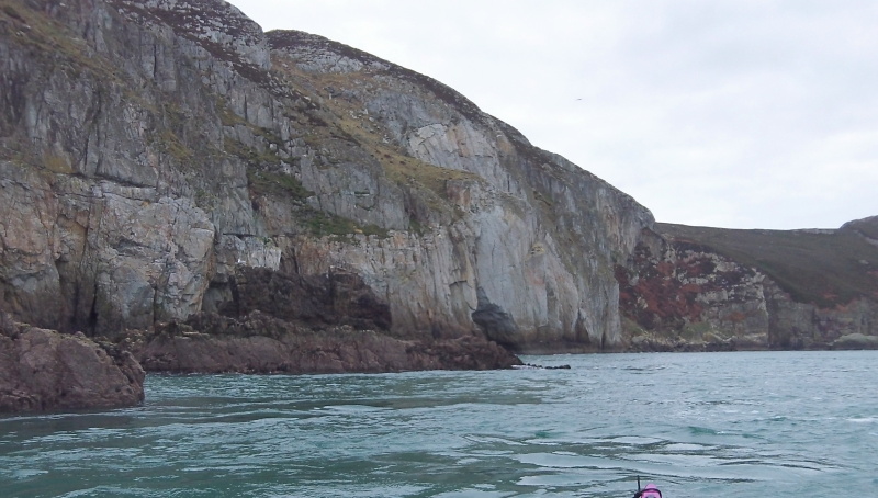 looking down Gogarth Bay  