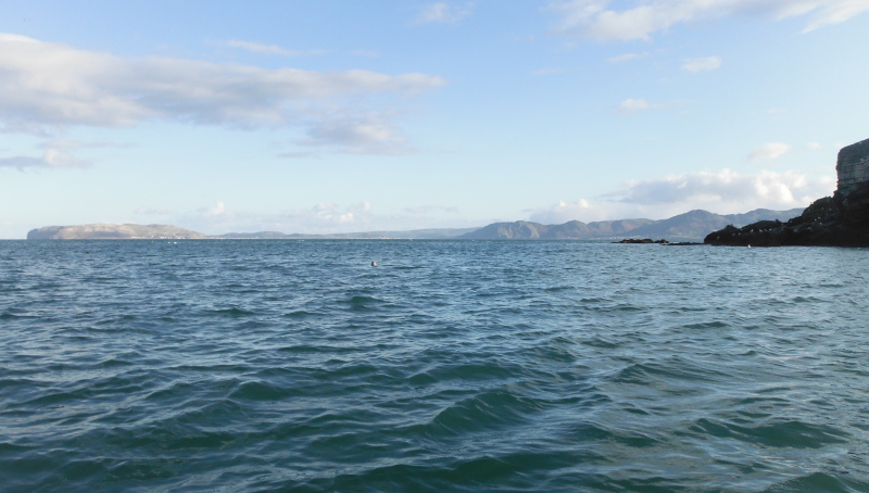 looking south east towards North Wales coast 