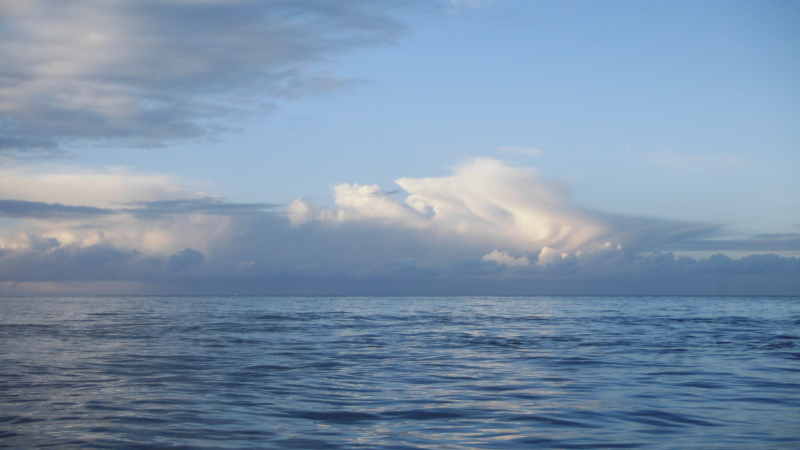 a massive storm out in the Irish Sea 