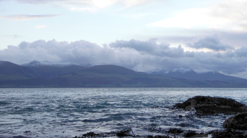 looking across to Snowdonia 