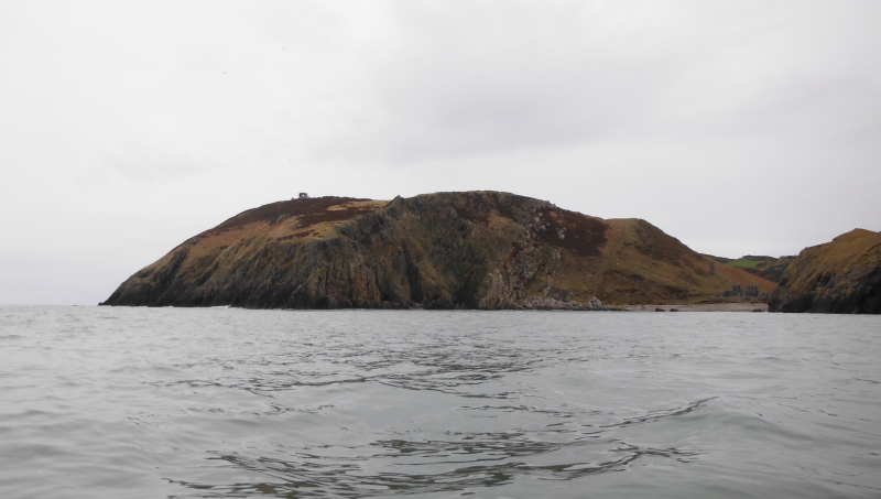 looking across to Dinas Gynfor 