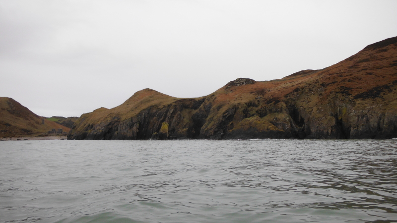 the coast line to the west of Porth Llanlleiana 