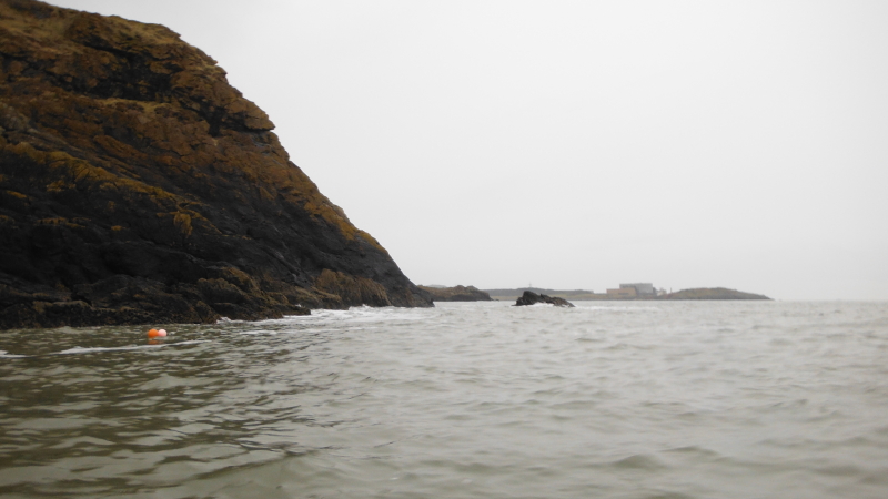 looking west along the coast to Llanbadrig Head and Wylfa Head 