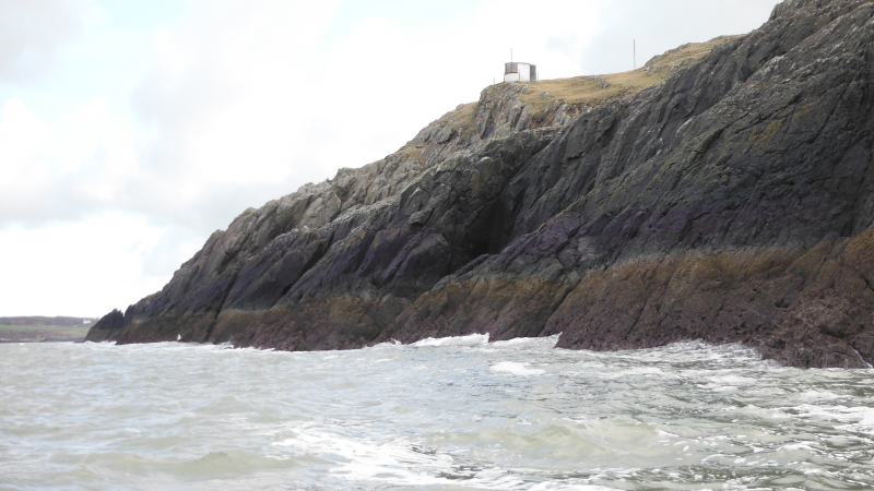 looking eastwards along Wylfa Head 