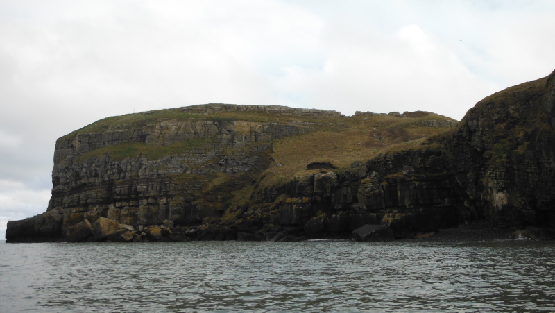 a closer view of the headland 