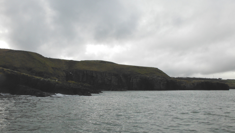 looking west along the coast 