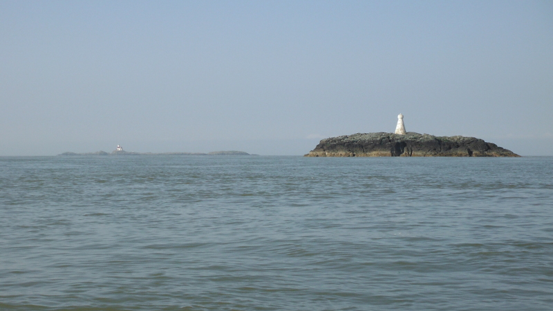 West Mouse, with the Skerries in the background  