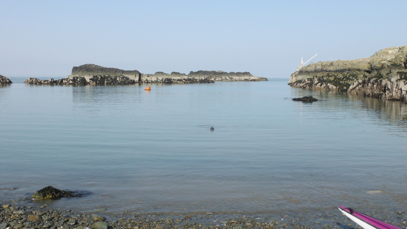 the bay beside the lighthouse  