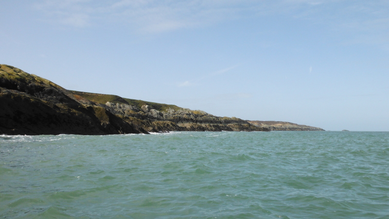  looking westwards along the coast towards East Mouse  