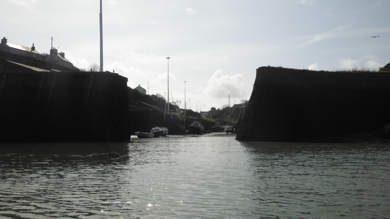  in the middle section of the harbour, looking at the oldest seawalls  