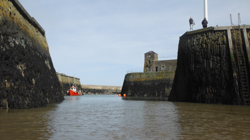  looking out from right at the back of the harbour  