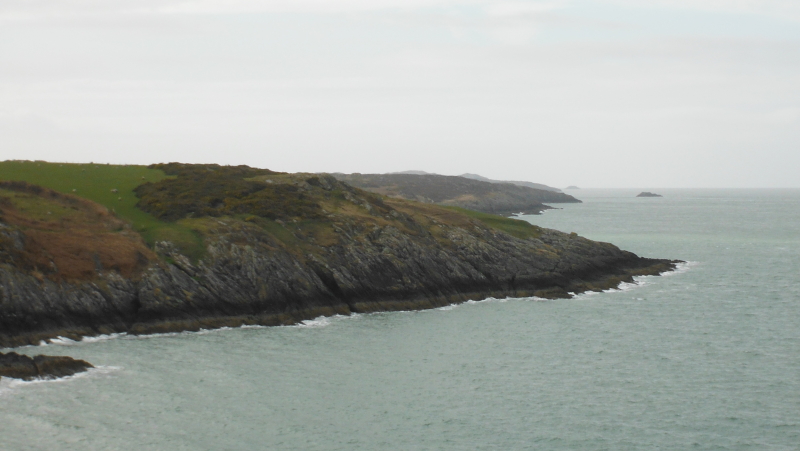  looking northwest along the coast towards East Mouse  