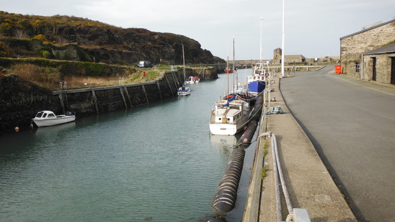  looking down the length of the harbour  