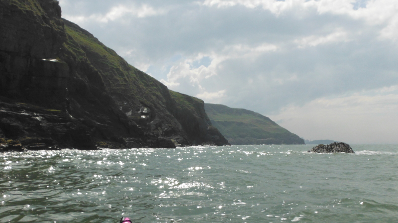  looking back along the coast  