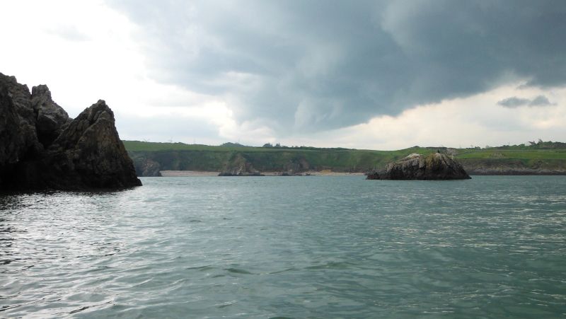  looking into Llanbadrig Cove  