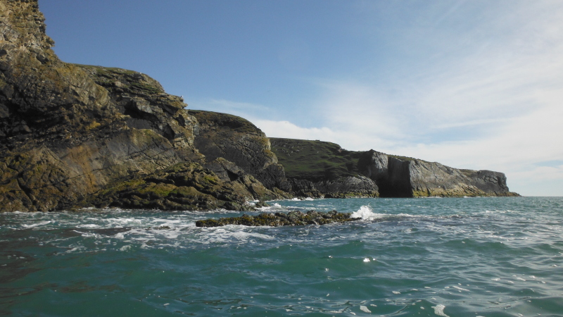  looking back up the coastline  