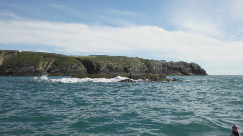  looking across the bay to Rhoscolyn Head  