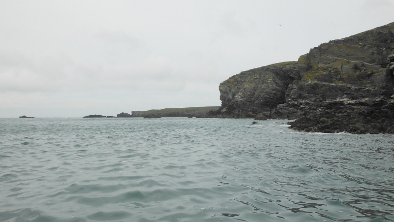  looking along the coast towards Penrhyn Mawr  