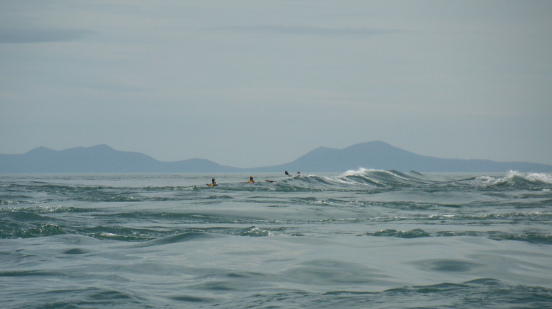  the sea kayakers on the outer race  