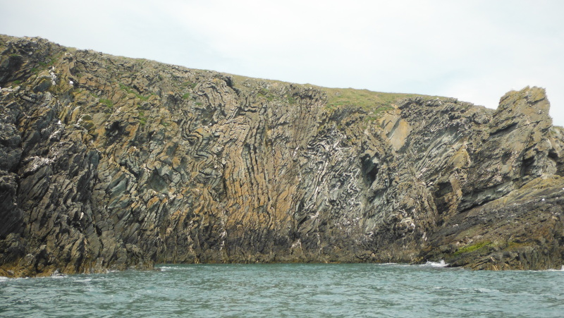  the crazy distorted layers of rock  