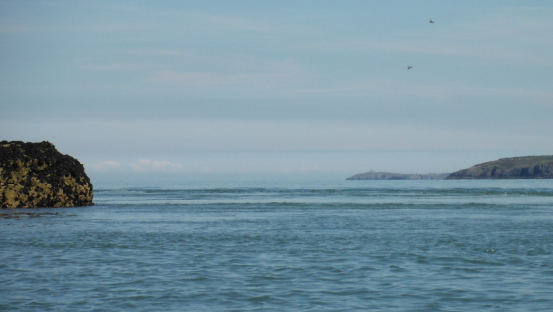  looking east to Point Lynas in the distance 