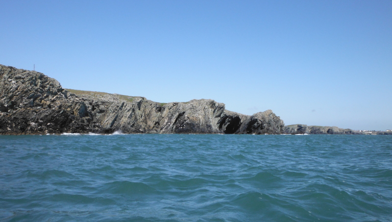  part of the coastline on the way round to Penrhyn Mawr 