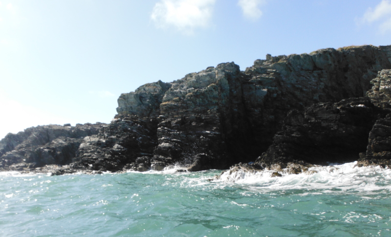  part of the coastline on the way round to Penrhyn Mawr 