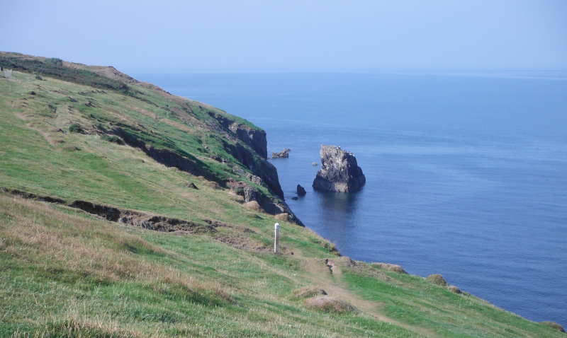  looking along the Morfa coastline 