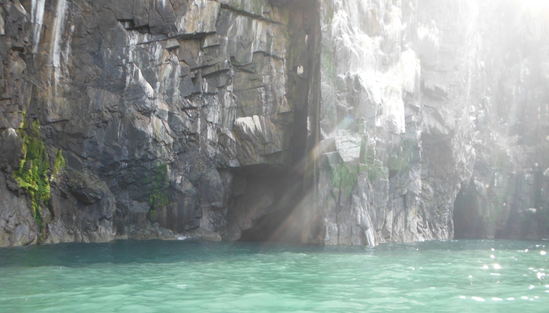  the entrance to the first cave 