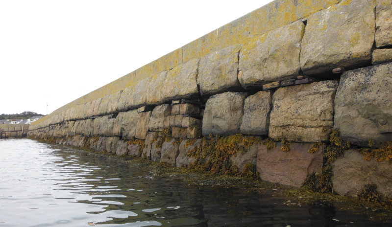  part of the seawall  