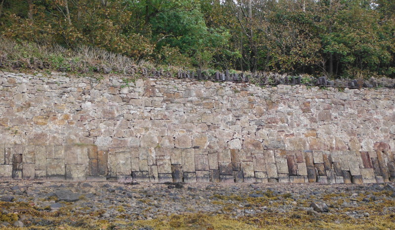  part of the old seawall  