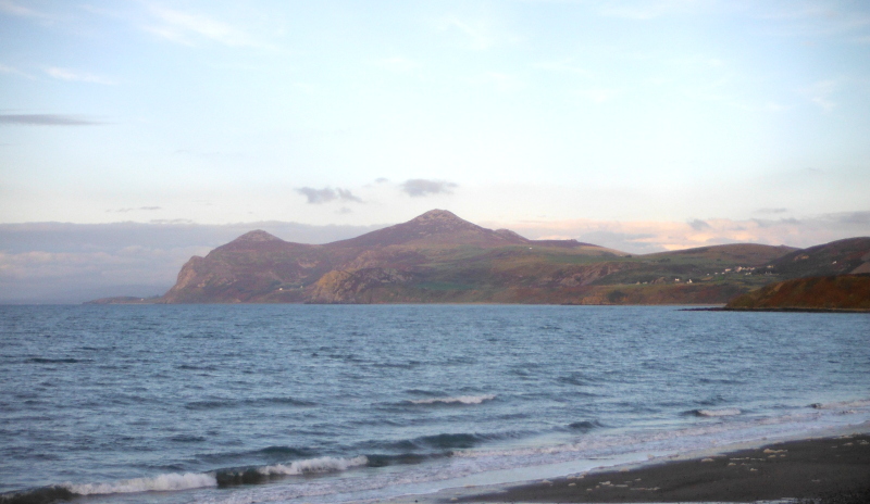  looking right up the coast to Morfa  