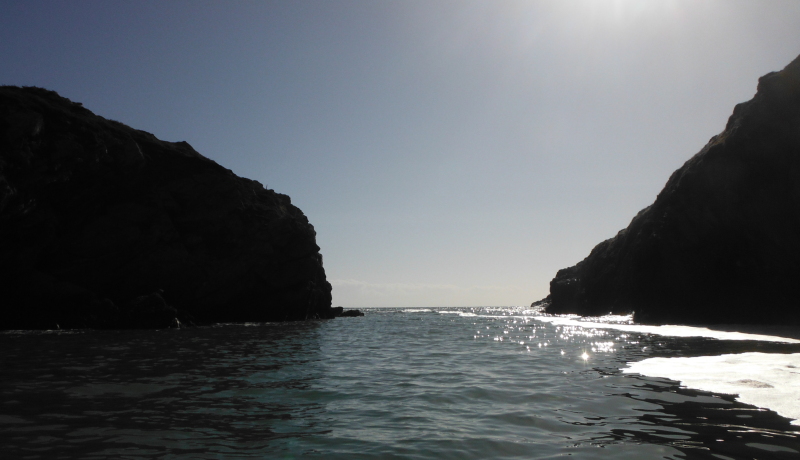 looking out from Porth Ruffudd. 