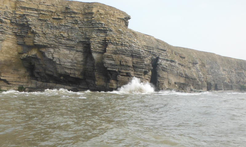  looking along the cliffs 