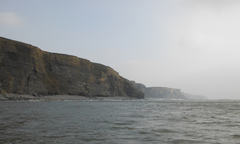  looking along the cliffs 