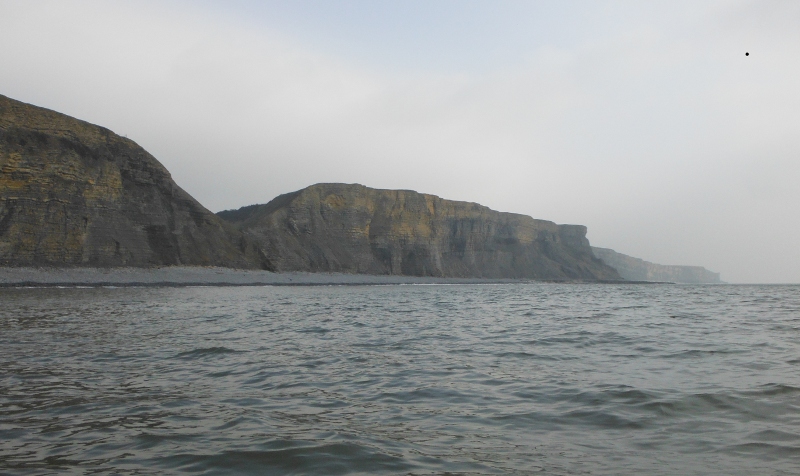  looking along the cliffs 