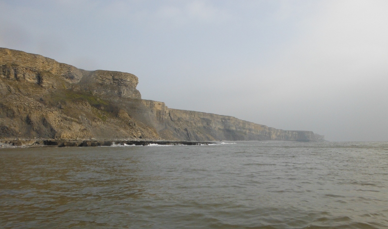  looking along the cliffs 